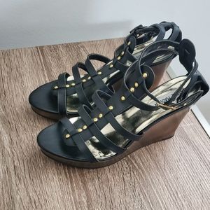 Steve Madden 4" Wedge Sandals Size 8.5